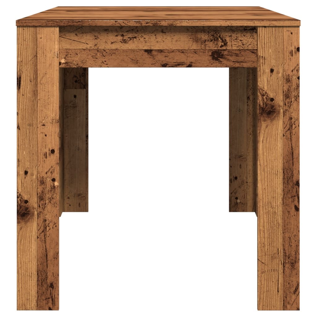 Mesa De Comedor Madera Ingeniería Envejecida 140X74,5X76 Cm