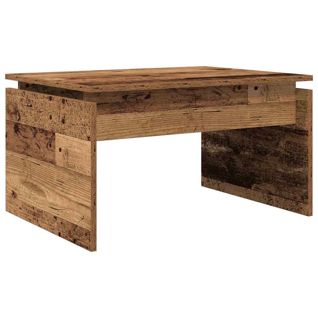 Mesa De Centro Madera Contrachapada Madera Vieja 68X50X38 Cm