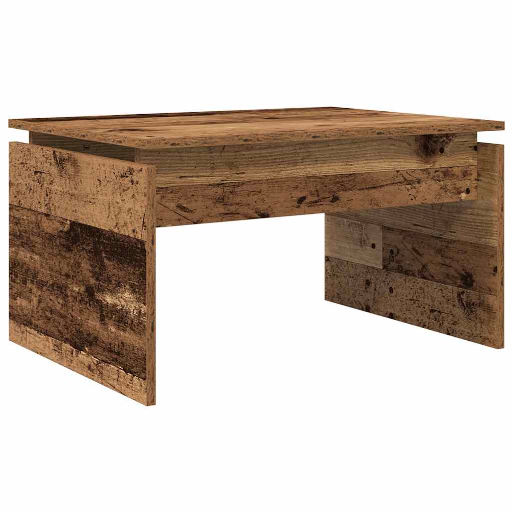 Mesa De Centro Madera Contrachapada Madera Vieja 68X50X38 Cm