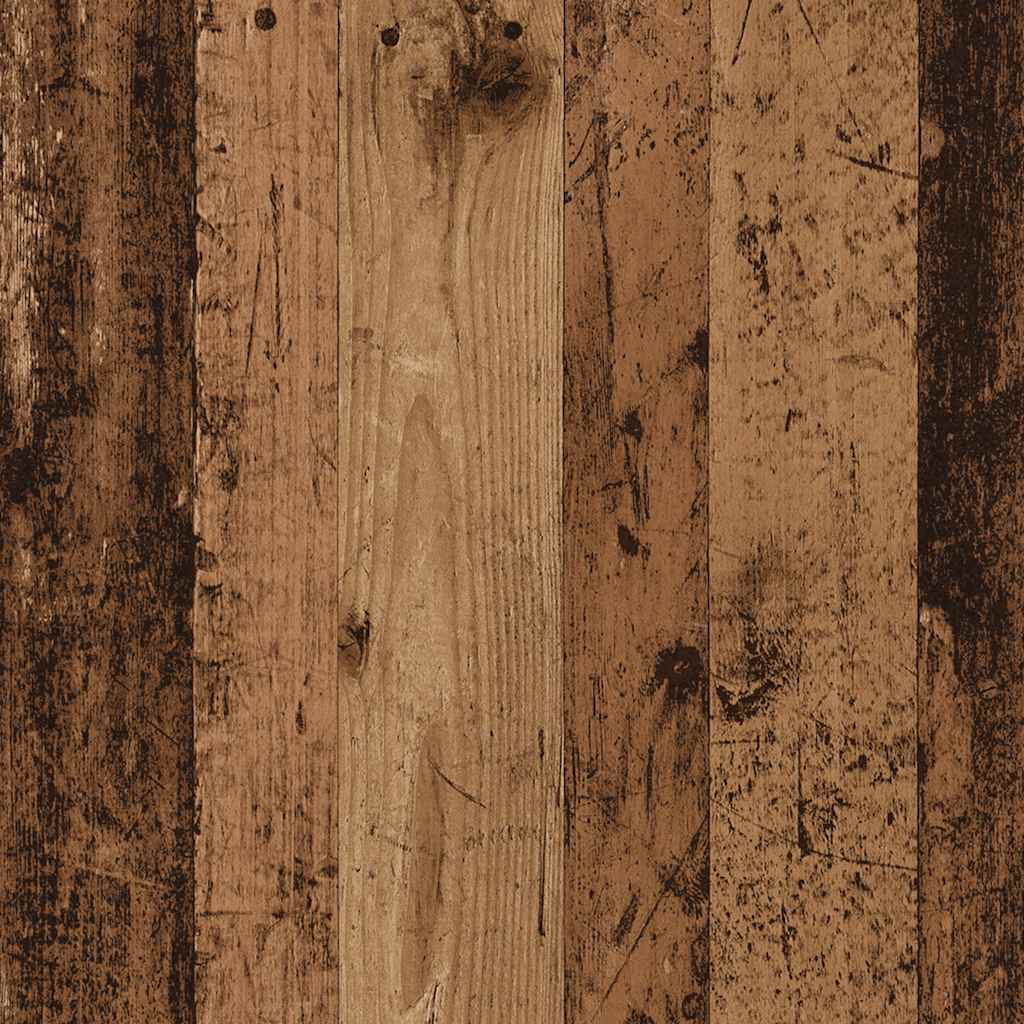 Mesa De Centro Madera Contrachapada Madera Vieja 68X50X38 Cm