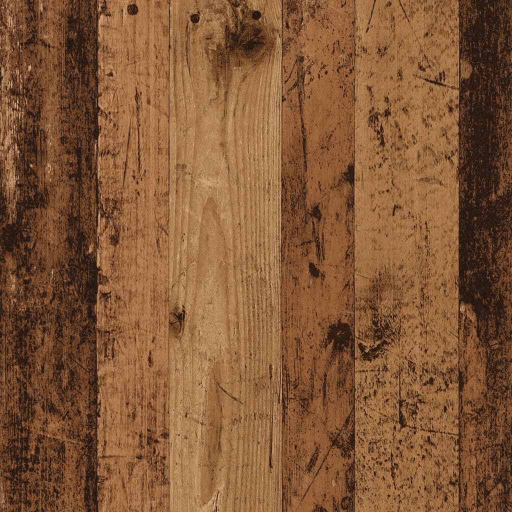 Mesa De Centro Madera De Ingeniería Envejecida 102X50X35 Cm