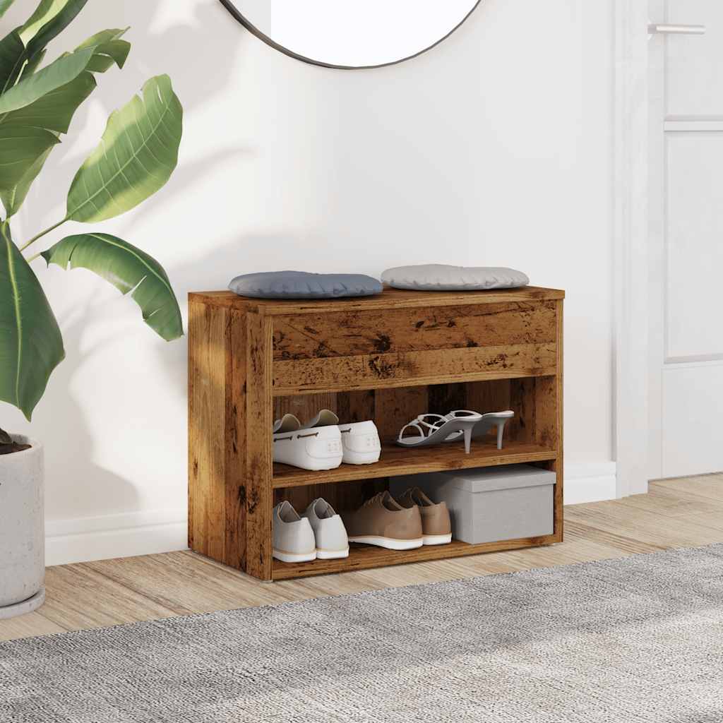 Zapatero Madera Ingeniería Madera Envejecida