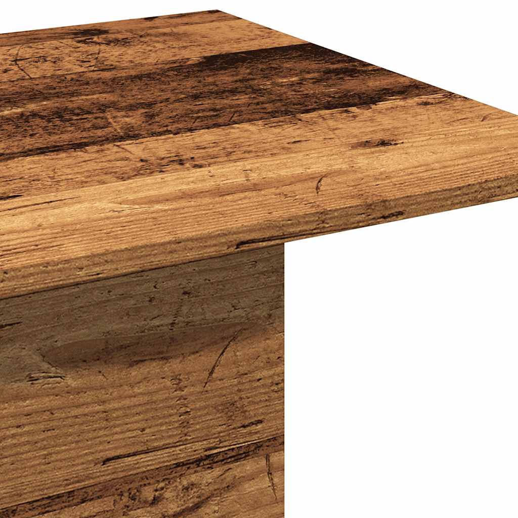 Mesa De Centro Madera Ingeniería Envejecida 102X55,5X40 Cm