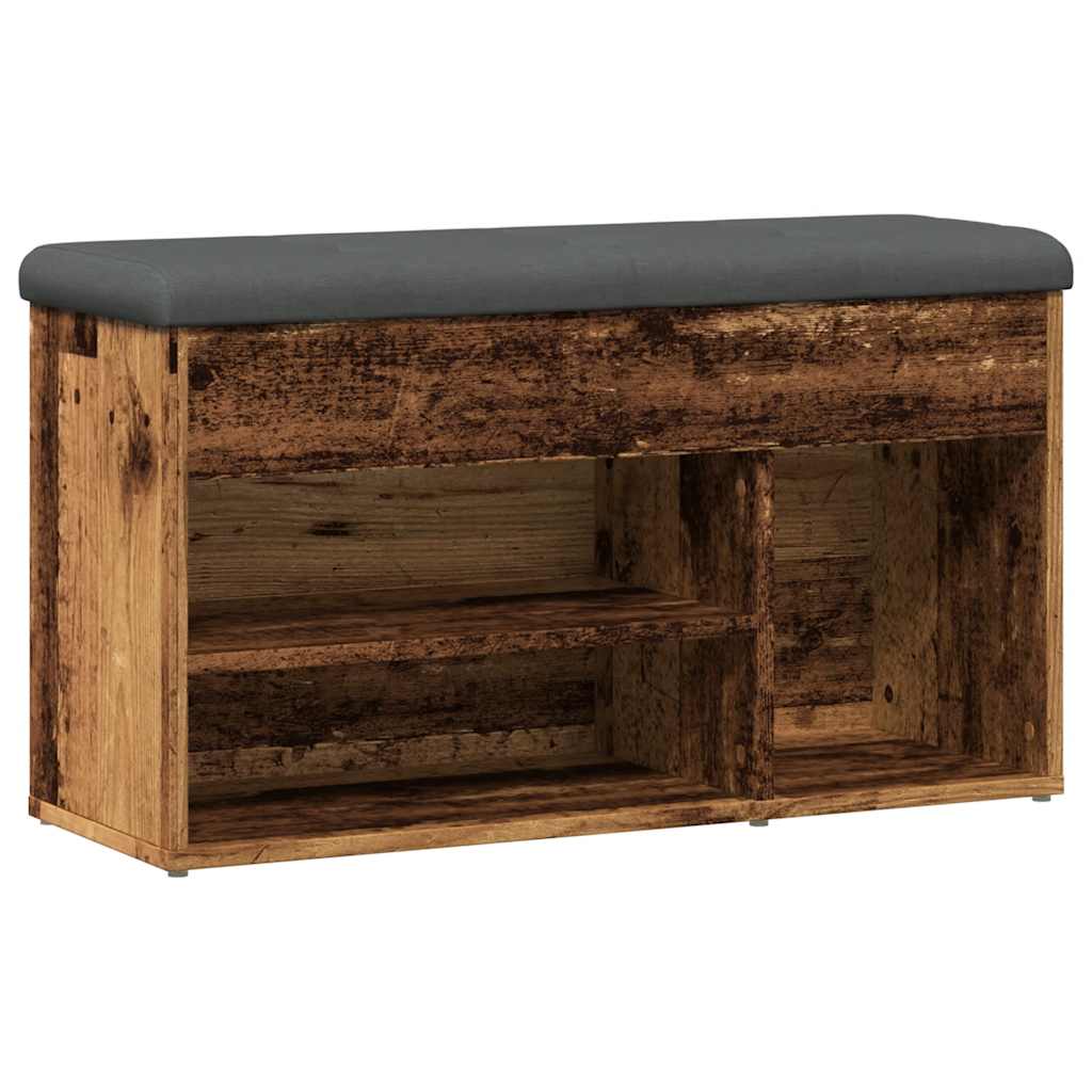 Zapatero Madera De Ingeniería Madera Vieja 82X32X45,5 Cm