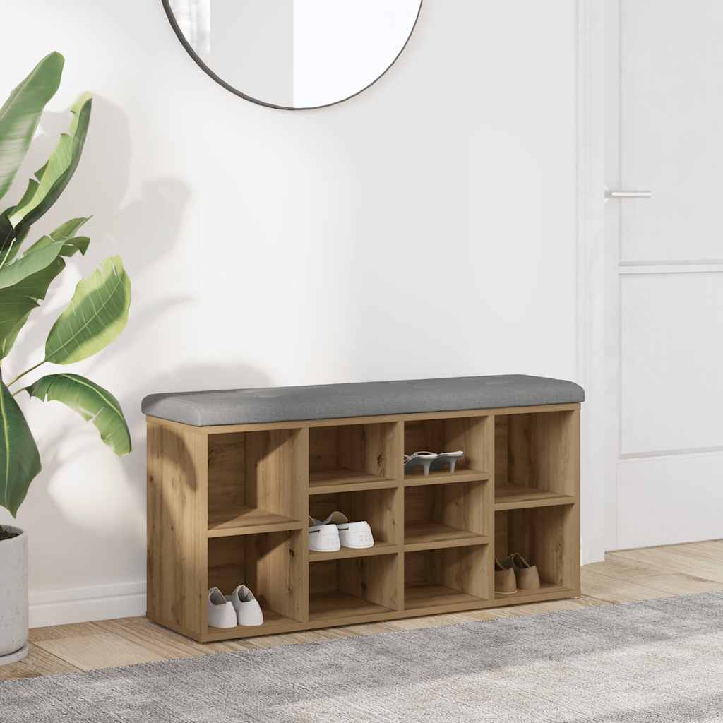 Zapatero Madera De Ingeniería Madera Vieja 82X32X45,5 Cm