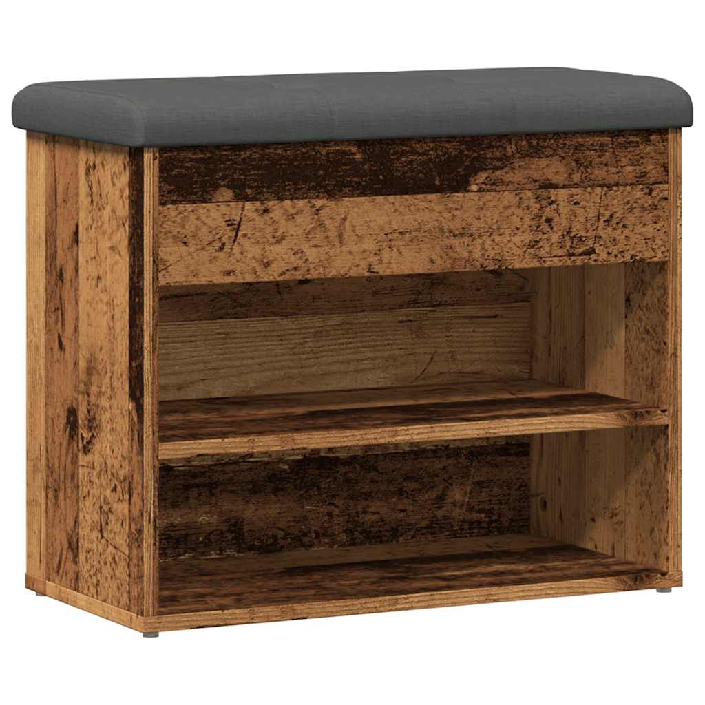 Zapatero Madera De Ingeniería Madera Vieja 62X32X50 Cm