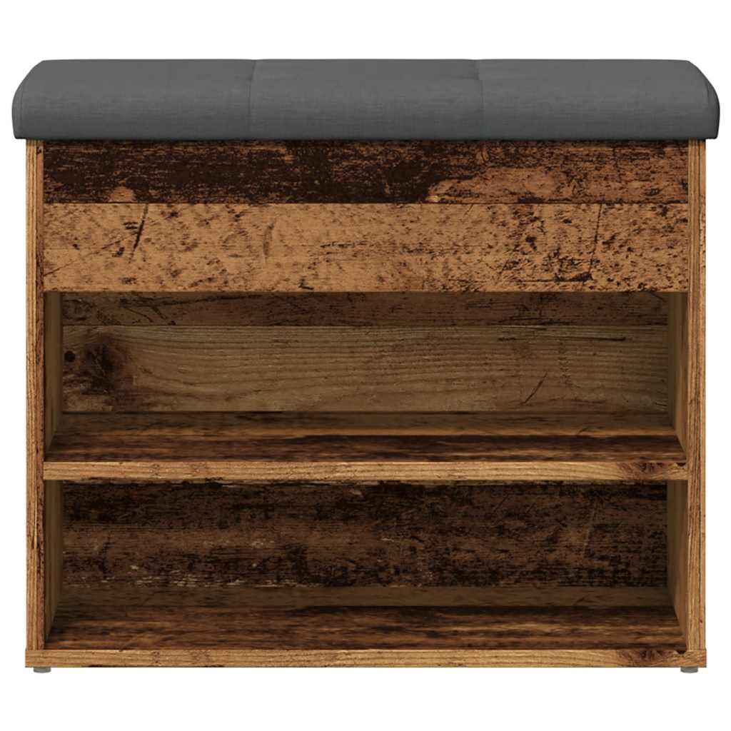 Zapatero Madera De Ingeniería Madera Vieja 62X32X50 Cm