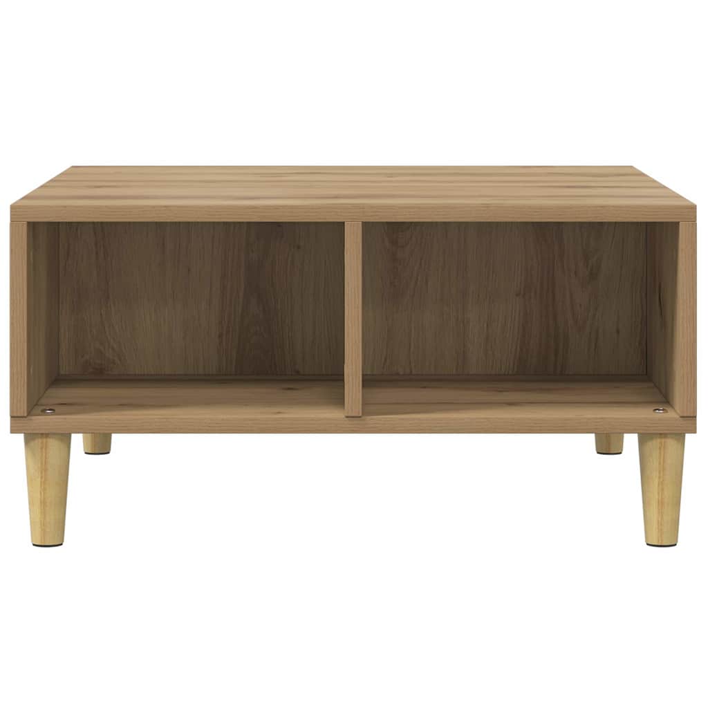 Mesa De Centro Madera De Ingeniería 60X60X30 Cm