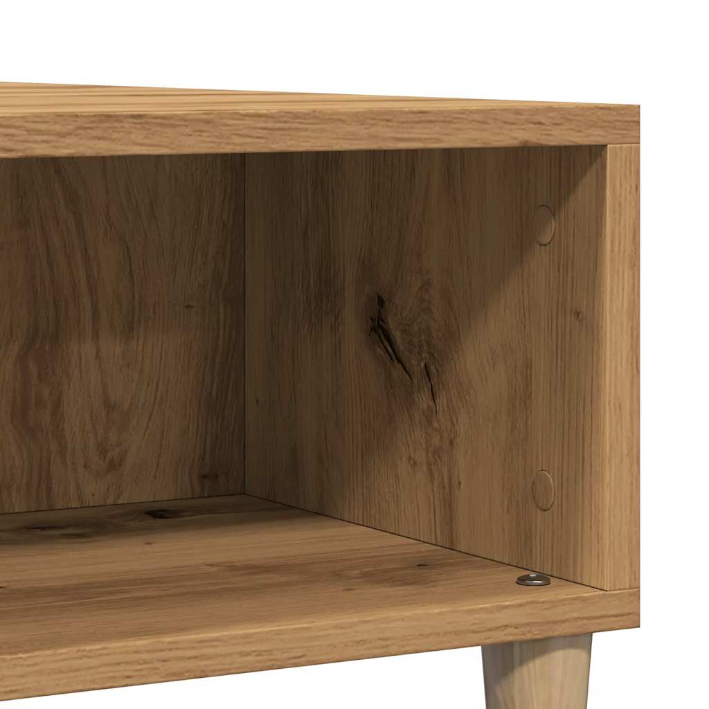 Mesa De Centro Madera De Ingeniería 60X60X30 Cm