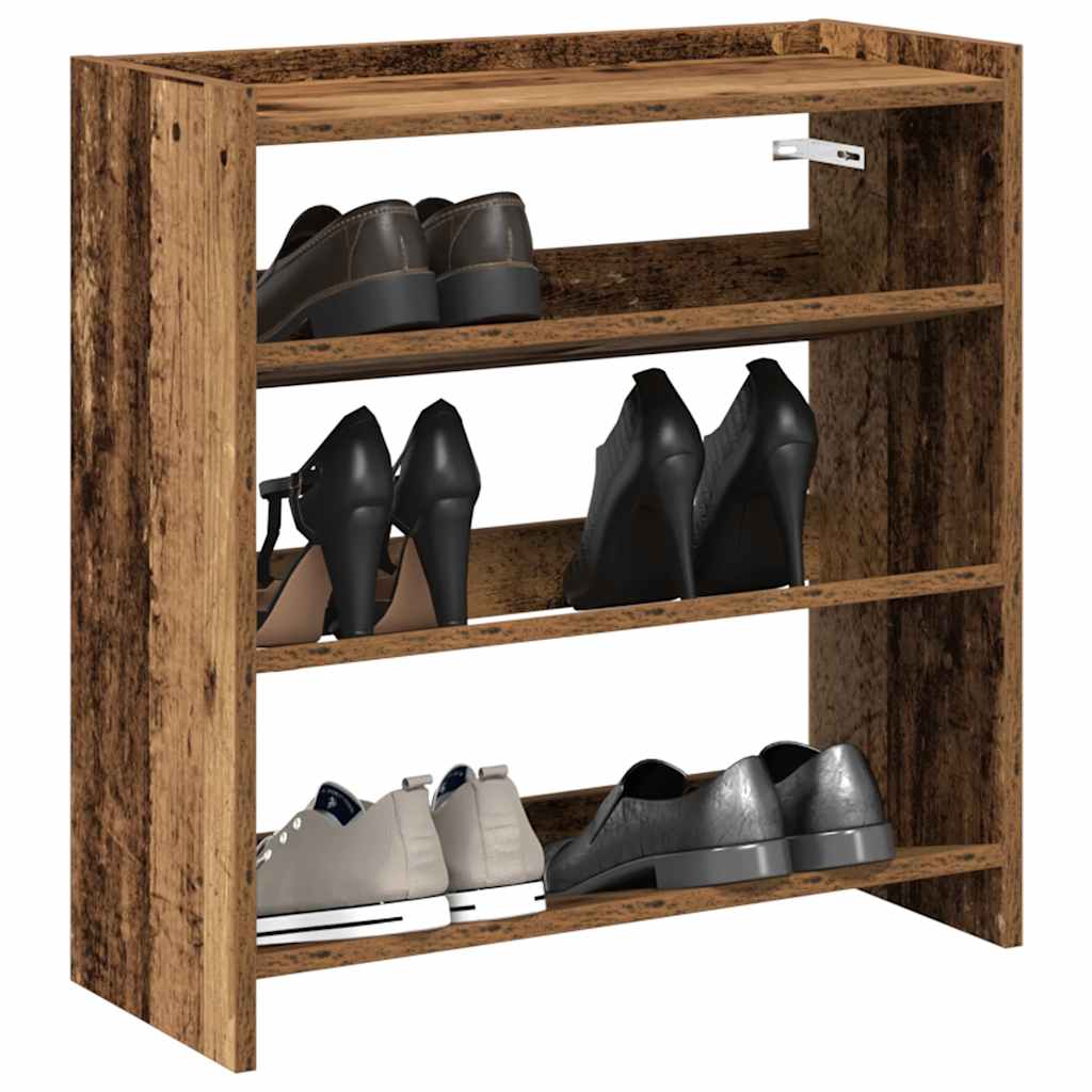 Zapatero Madera Contrachapada Madera Vieja 80X25X