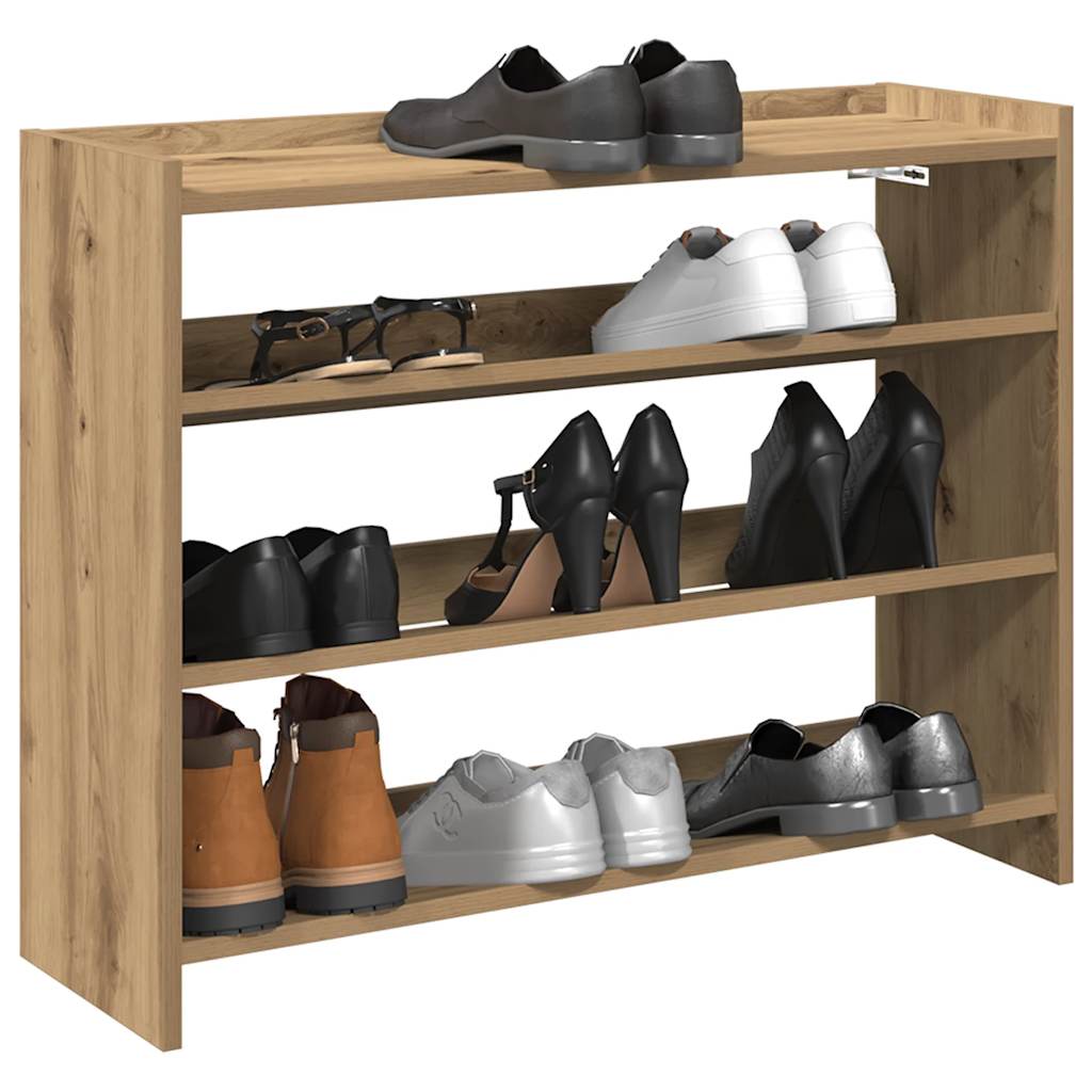 Zapatero Madera Contrachapada Madera Vieja 80X25X
