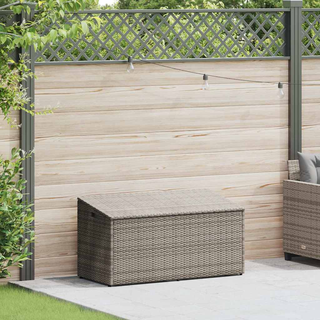 Caja De Almacenamiento Para Jardín Ratán Sintético