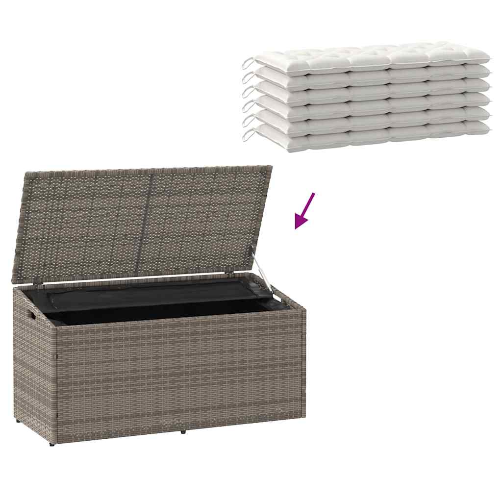 Caja De Almacenamiento Para Jardín Ratán Sintético
