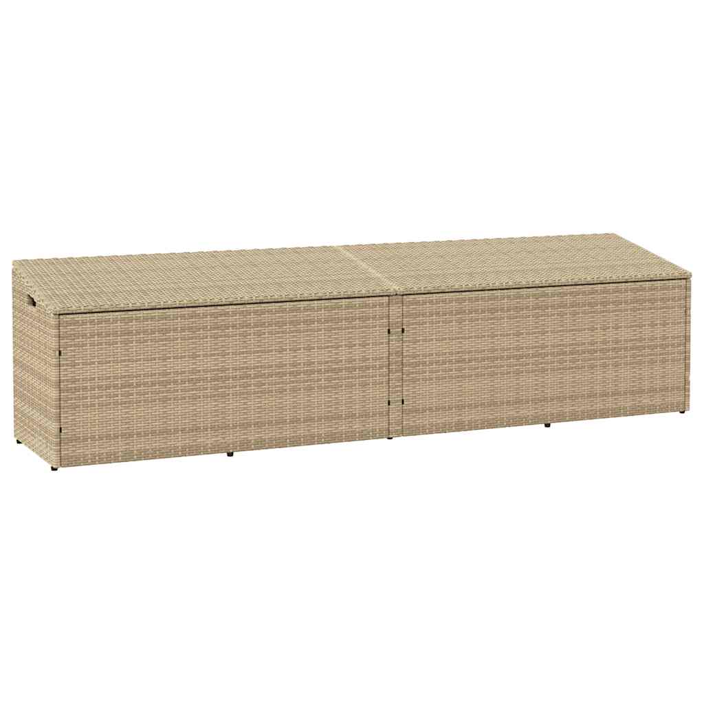 Caja De Almacenamiento Para Jardín Ratán Sintético