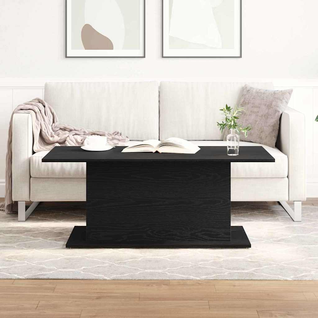 Mesa De Centro Madera Ingeniería Envejecida 102X55,5X40 Cm