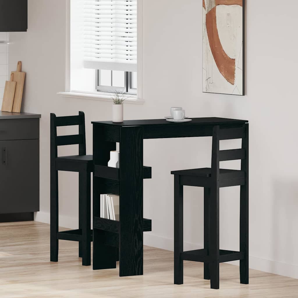 Mesa De Bar De Pared Madera Contrachapada Envejecida