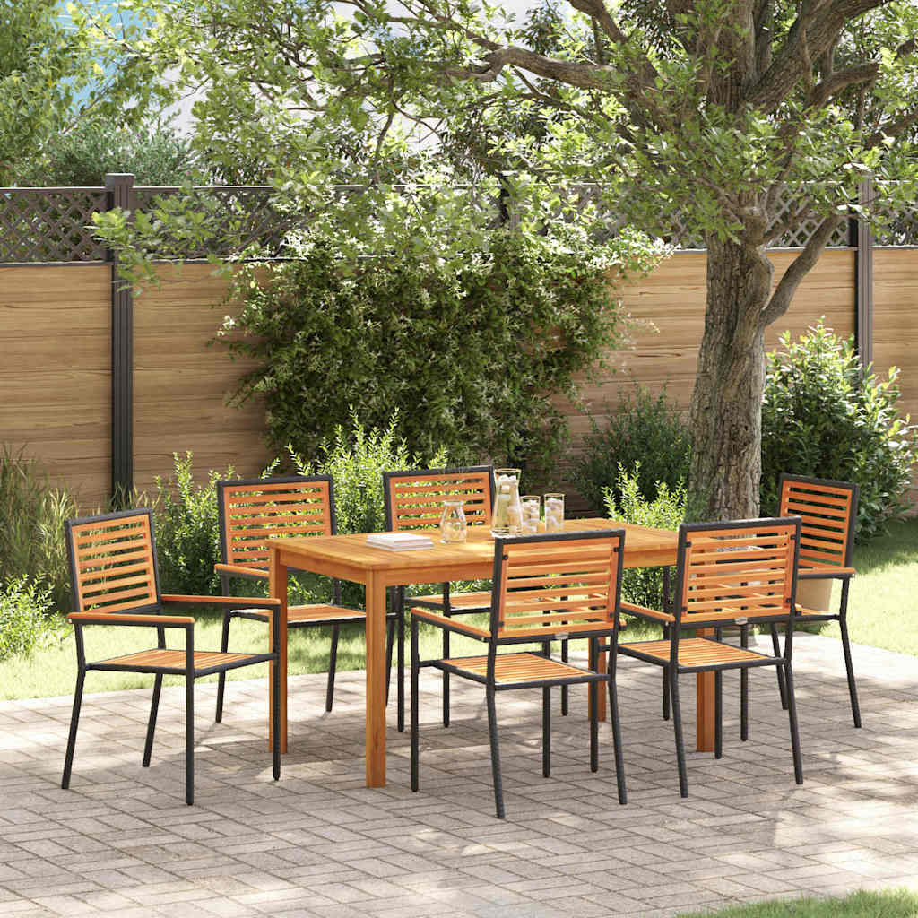 Conjunto De Comedor De Jardín 7 Uds.