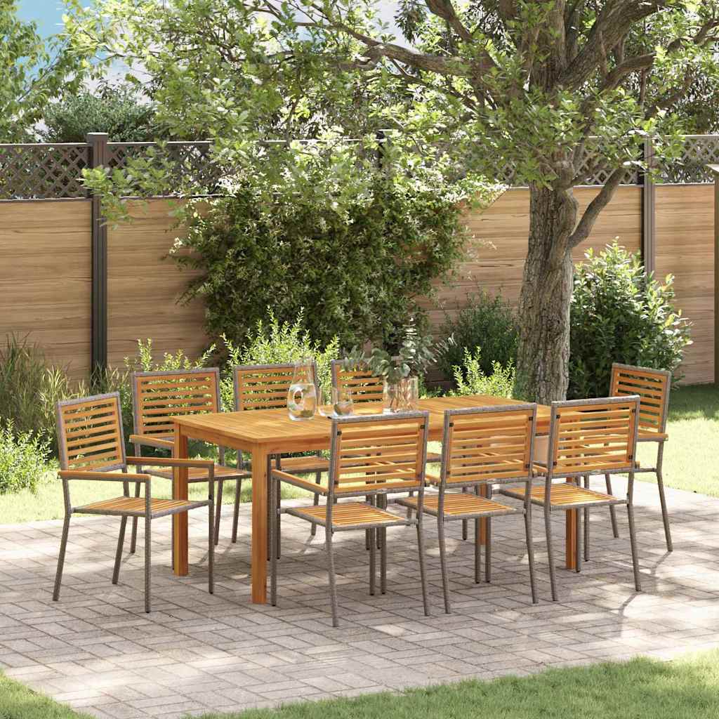 Conjunto De Comedor De Jardín 7 Uds.