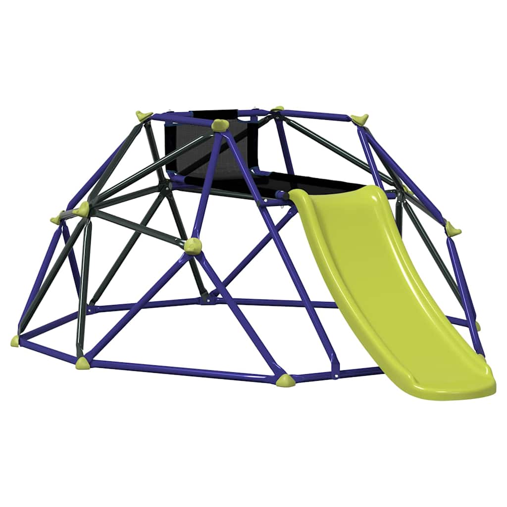 Domo De Escalada Para Niños Azul 6Ft Con Deslizador Acero