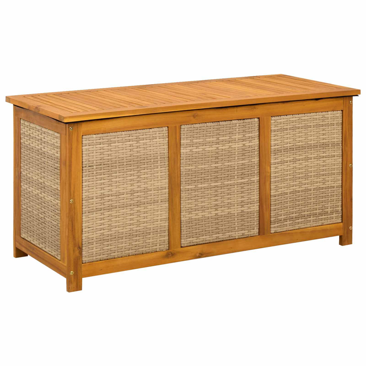 Caja De Almacenamiento Para Jardín 185 L 113 X 50 X 56 Cm