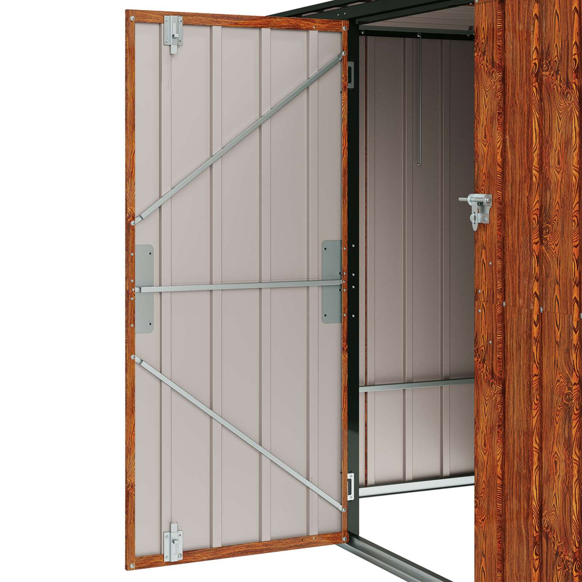 Caja De Almacenamiento Para Jardín Marrón