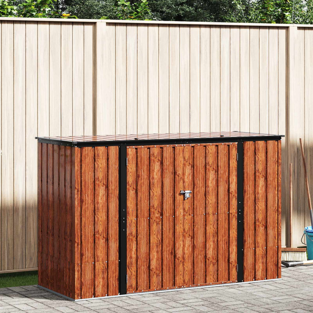 Caja De Almacenamiento Para Jardín Marrón