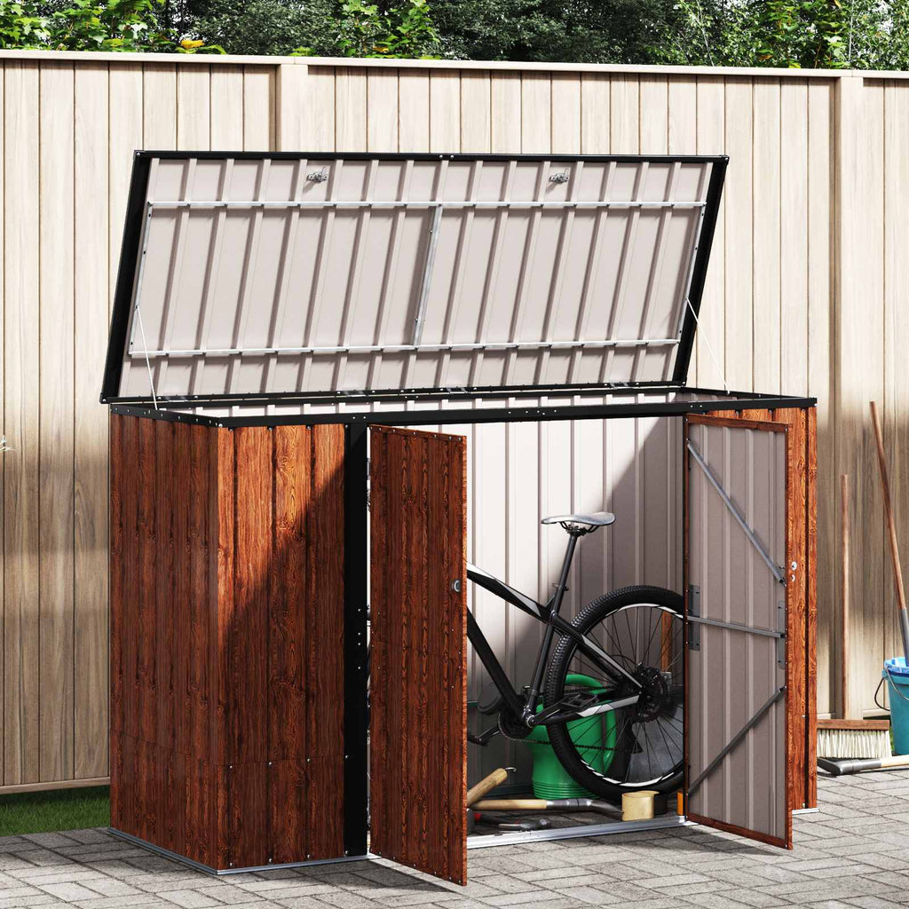 Caja De Almacenamiento Para Jardín Marrón