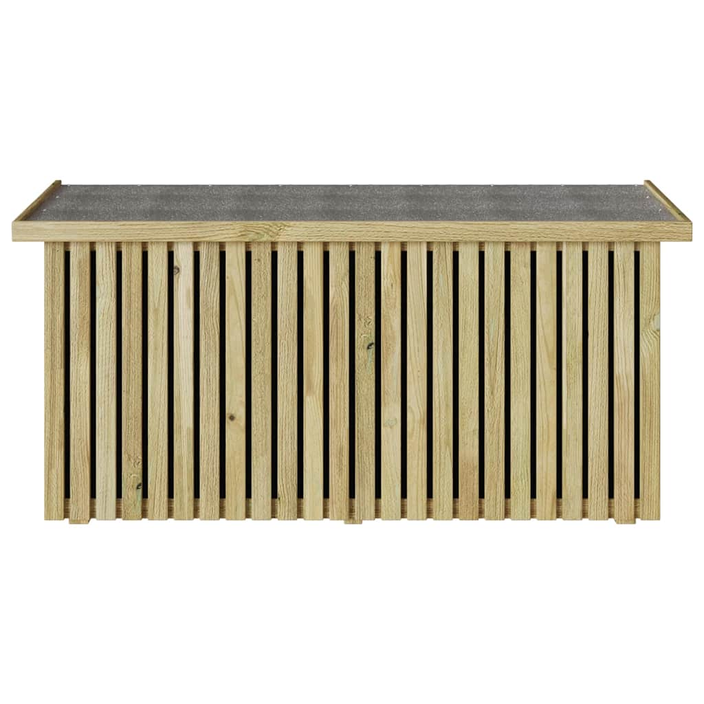 Caja De Almacenamiento Para Jardín Madera De Pino Impregnada