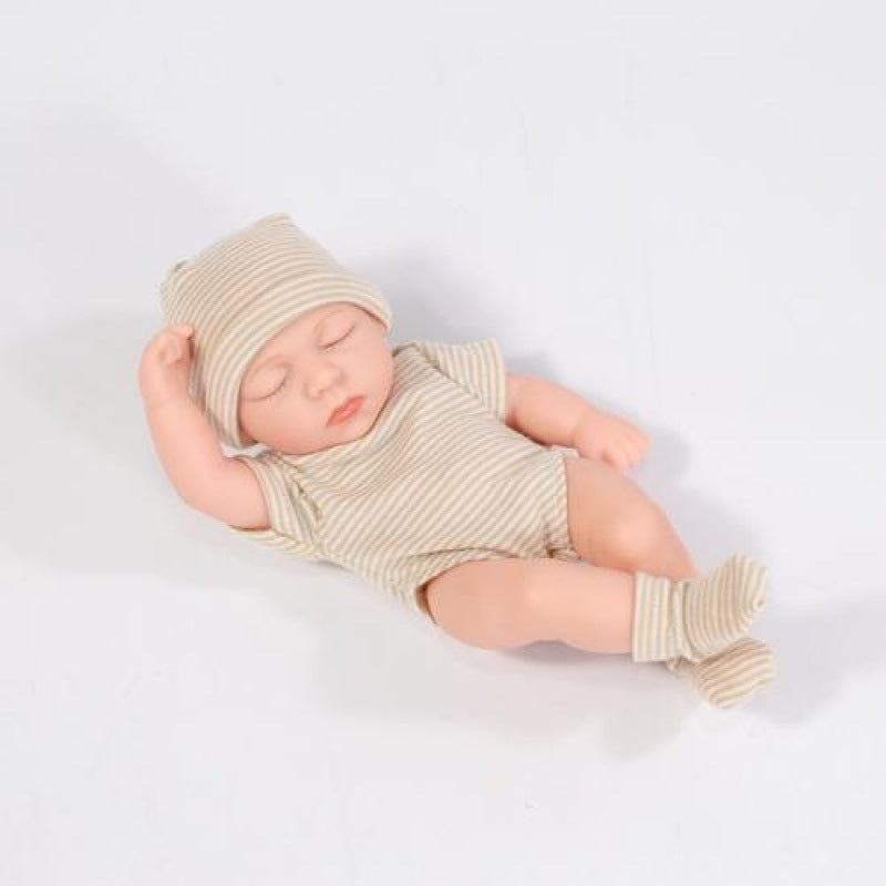 Mini Muñeca Bebé de Silicona Suave - Lindo Regalo para Niñas