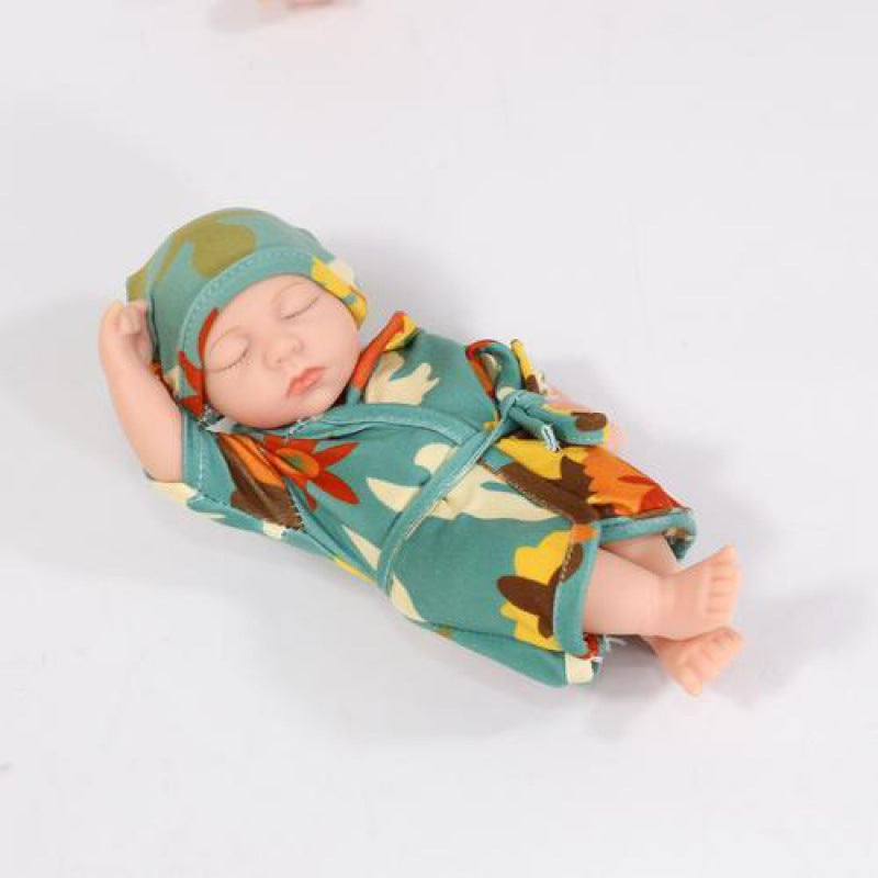 Mini Muñeca Bebé de Silicona Suave - Lindo Regalo para Niñas