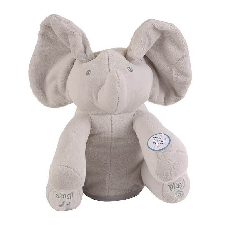 Elefante Musical de Peluche Personalizable para Niños