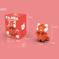 Cartoon Little Red Bear Building Block Puzzle Toy