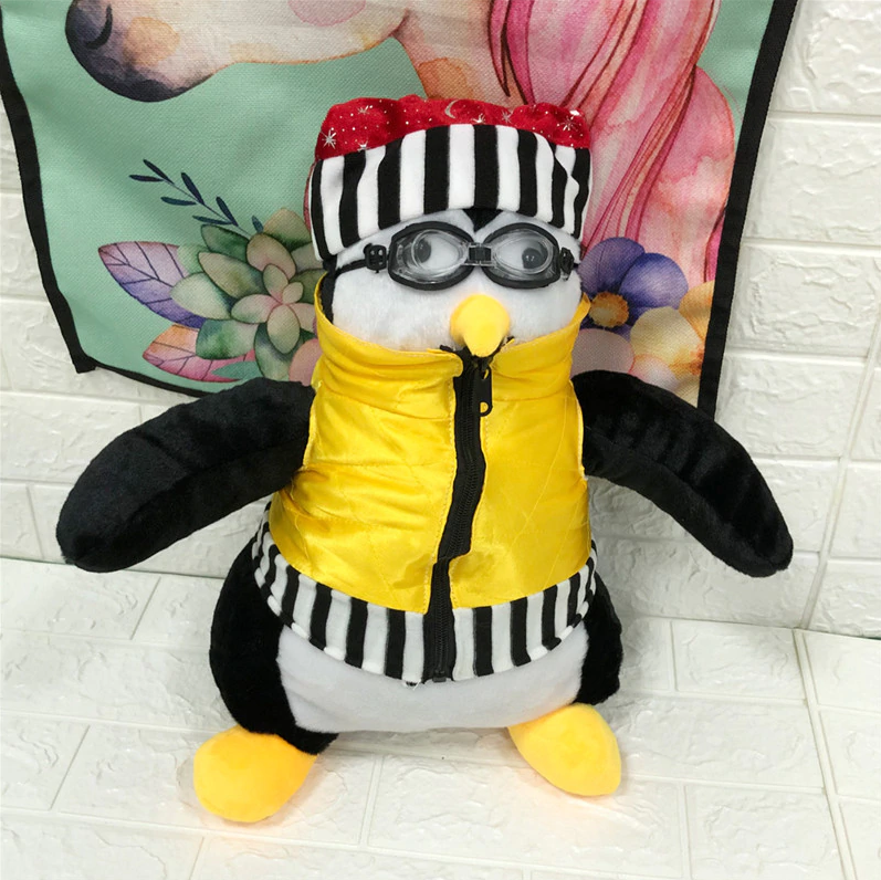 Penguin Plush Toy from Domestic Fabric (Friends Theme)