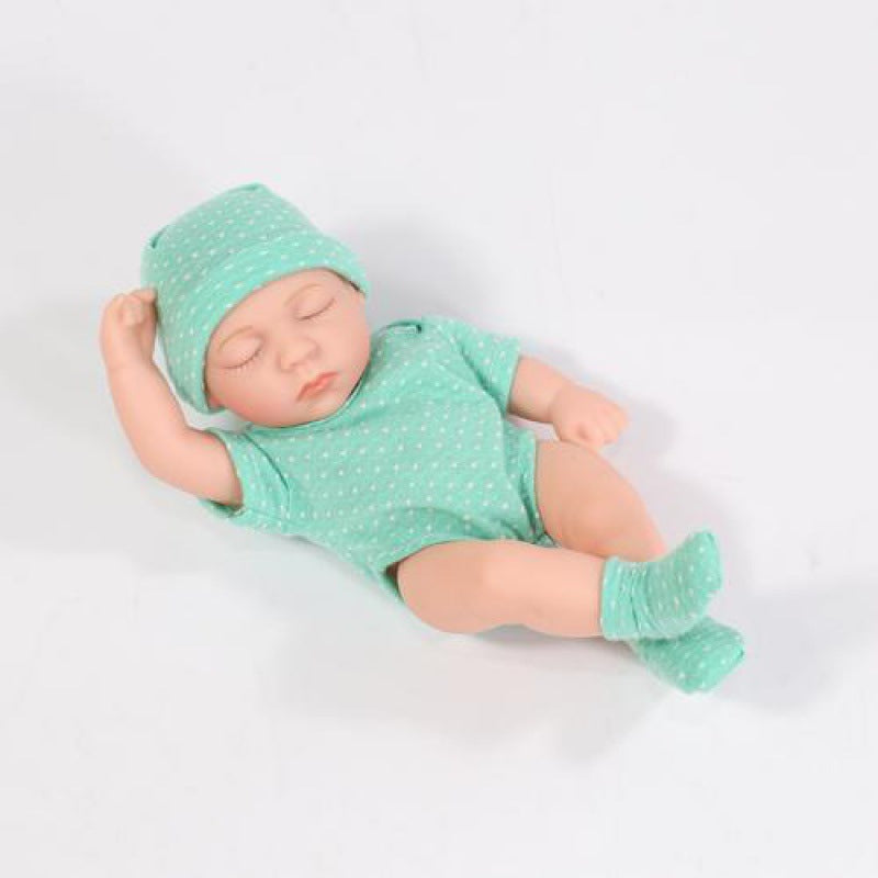Mini Muñeca Bebé de Silicona Suave - Lindo Regalo para Niñas