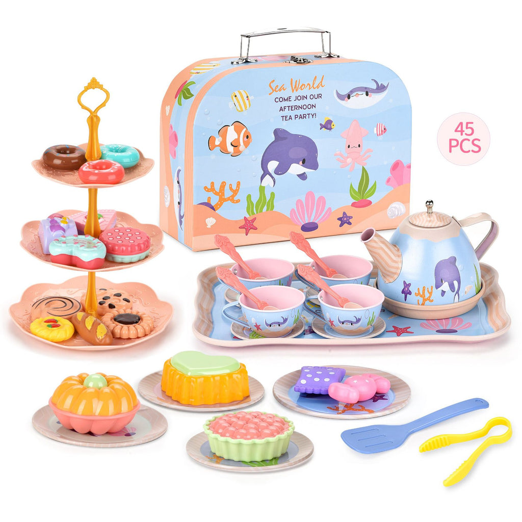 Juego de simulación de postres y té "La casita" para niñas